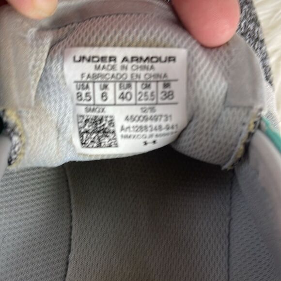 Under Armor Charged Bandit 2 Sneakers Grey/Heather Sz 8.5 - Picture 6 of 8